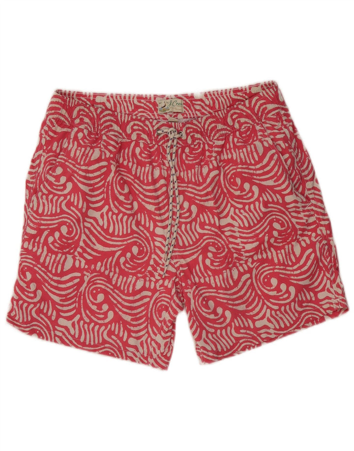 J. CREW Pantaloni scurți de înot pentru bărbați, poliamidă, roz mediu, cachetele