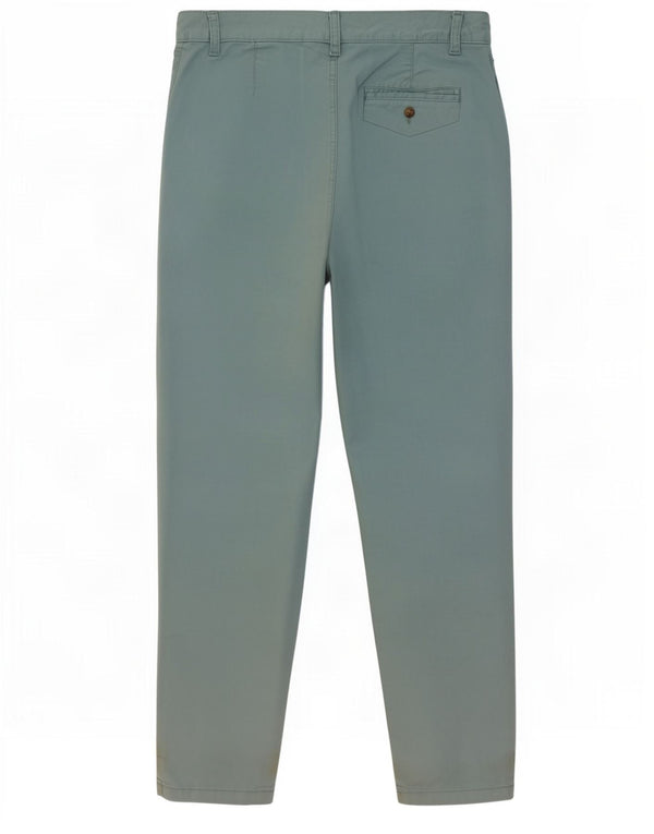 Pantaloni chino subțiri pentru femei Marks & Spencer UK 12 Medium L32 L29 Bumbac albastru