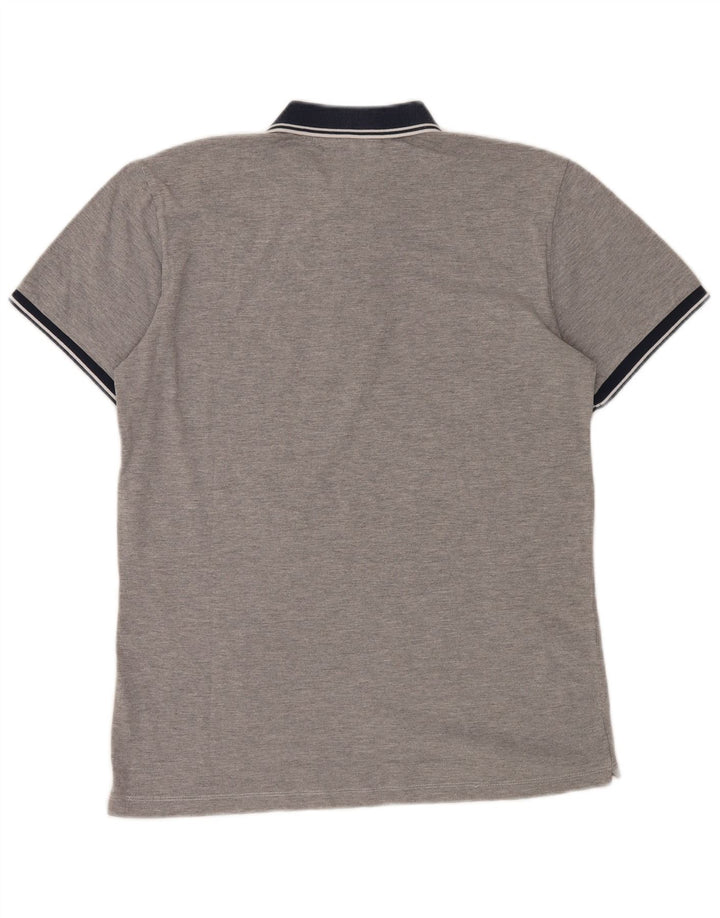 Tricou polo pentru bărbați GAS, gri mediu