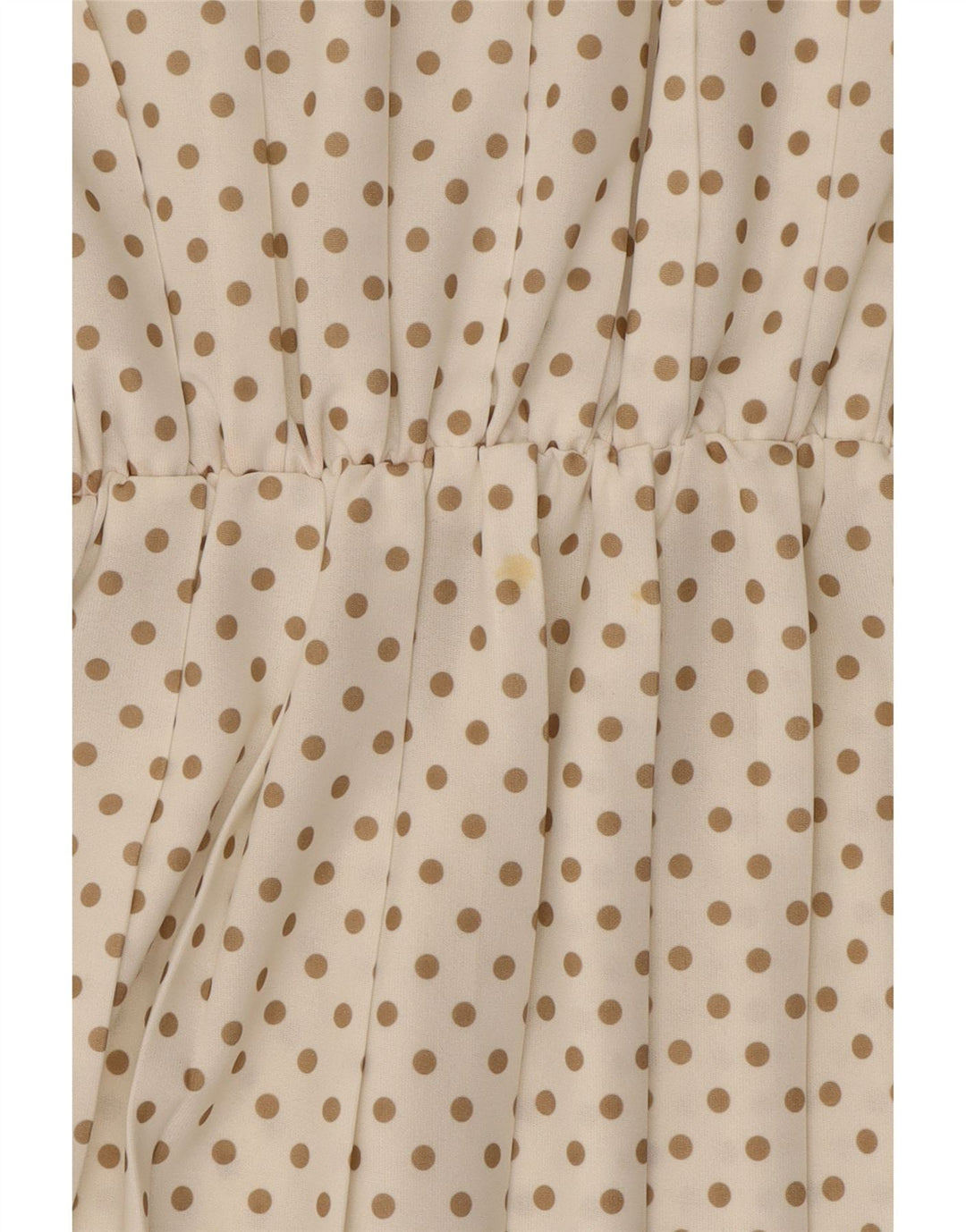 C&A Womens Sleeveless A-Line Dress EU 40 Medium White Polka Dot Polyester Vintage C&A and Second-Hand C&A from Messina Hembry 
