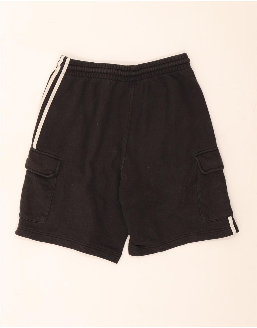 Pantaloni scurți sport Adidas pentru bărbați, bumbac gri mediu