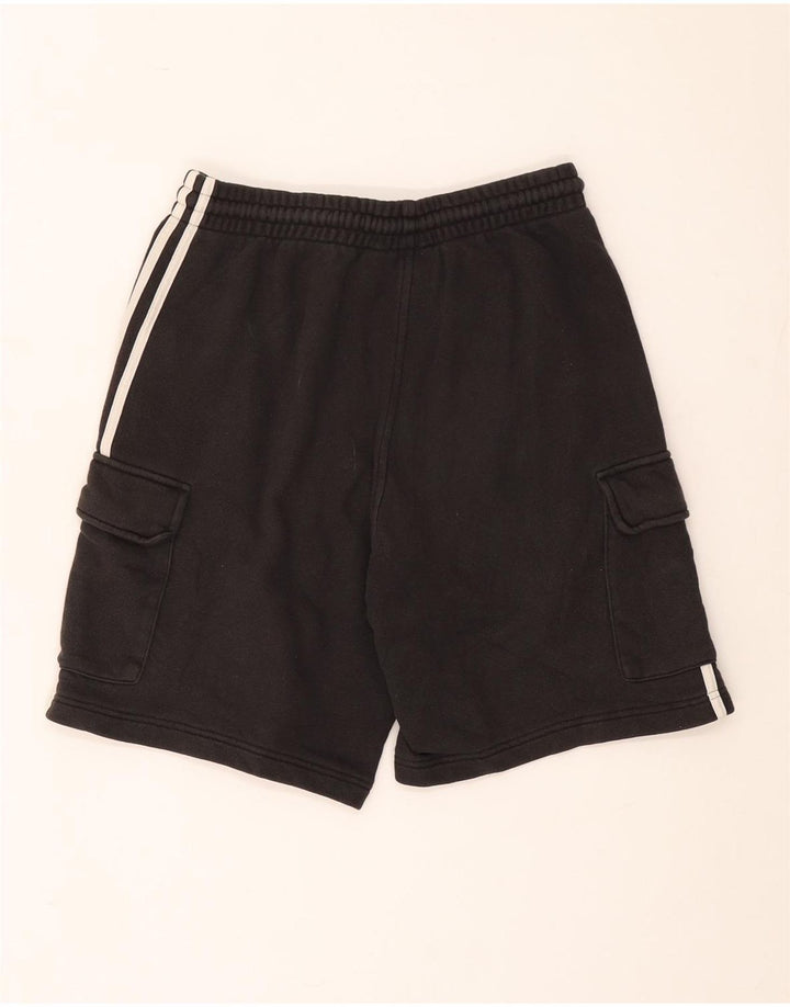 Pantaloni scurți sport Adidas pentru bărbați, bumbac gri mediu