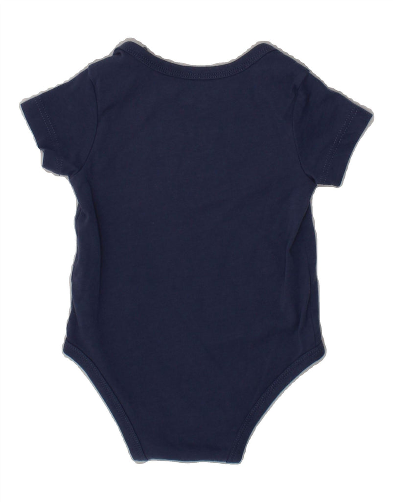 NIKE Baby Boys Bodysuit 0-3 Months Navy Blue Cotton Vintage Nike and Second-Hand Nike from Messina Hembry 