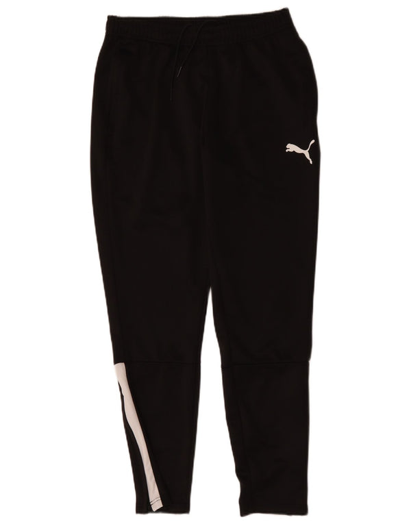 Pantaloni de trening Puma pentru bărbați, negru mediu, poliester color bloc