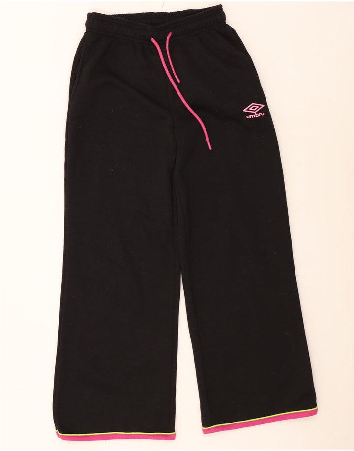 Pantaloni de trening Umbro pentru femei UK 14 Medium Black Colorblock Poliester