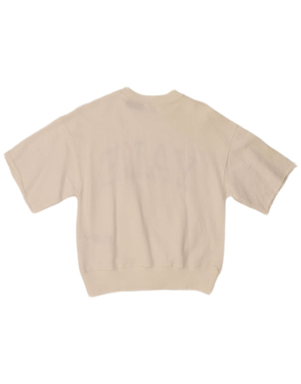 Tricou cu grafică largă pentru fete Zara, Universitatea Yale, Top 9-10 ani, alb