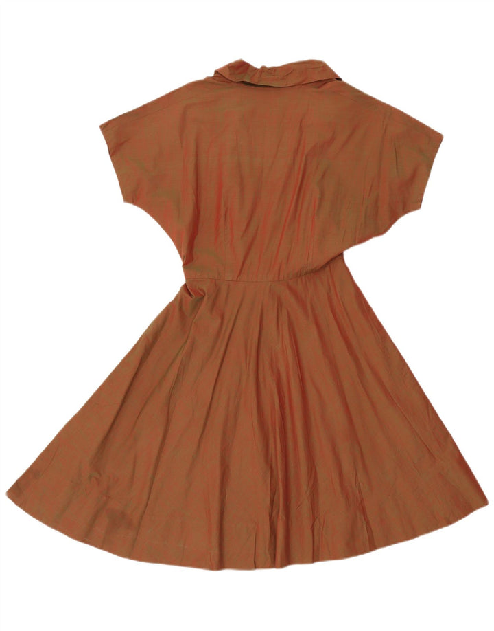 Rochie A-Line Vintage pentru femei UK 8 Mic Maro