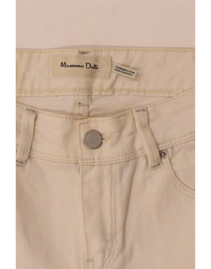 Blugi skinny pentru femei Massimo Dutti W26 L28 alb