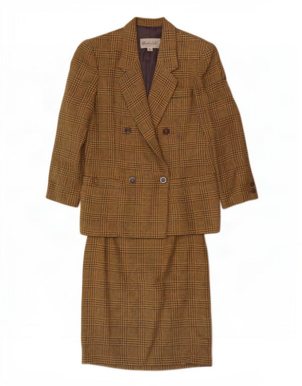Armando Calo Set fuste 2 piese pentru femei EU 38 Medium W28 Yellow Houndstooth