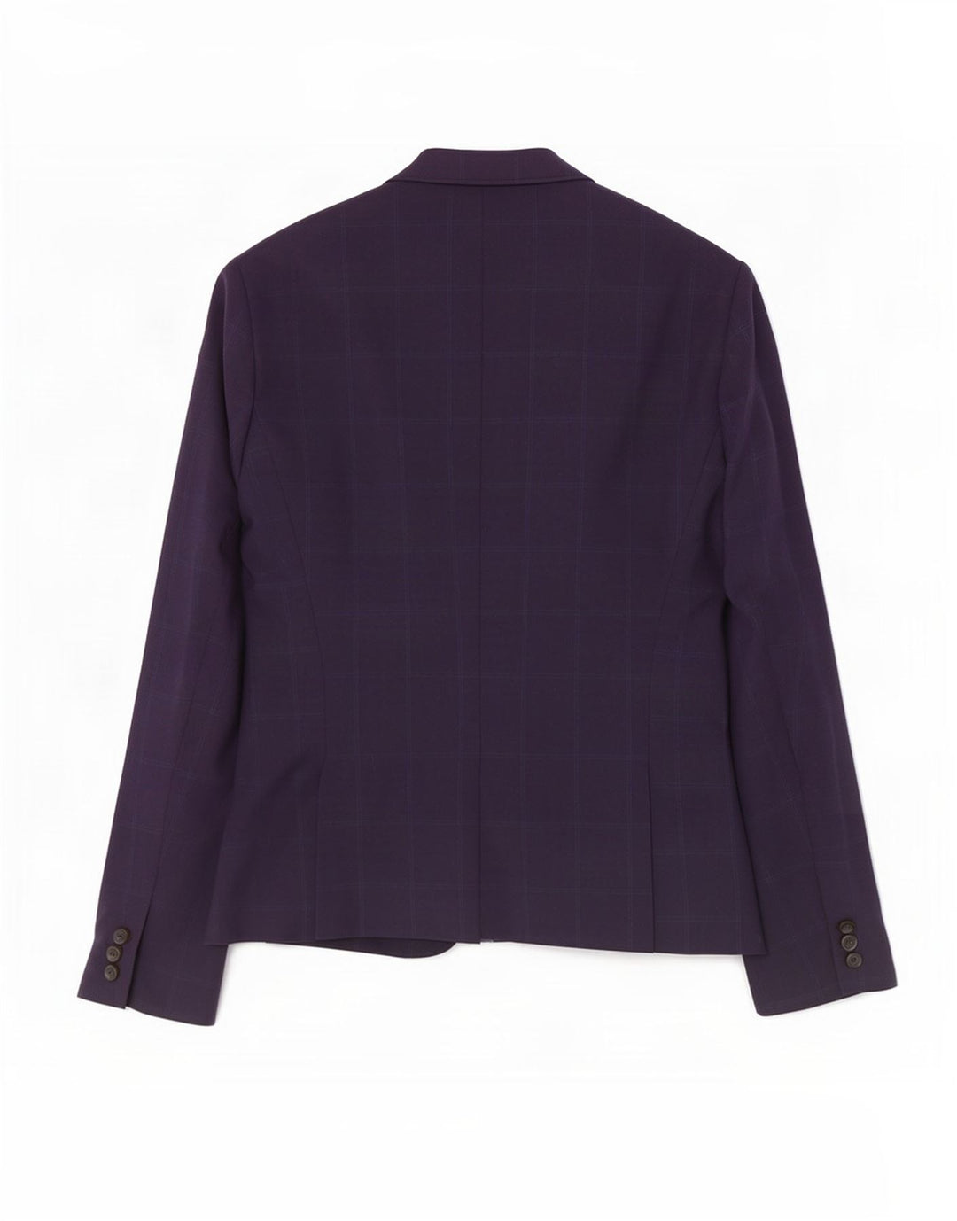 Jachetă Blazer Femei Zara 1 Buton EU 38 Mic Bleumarin Check