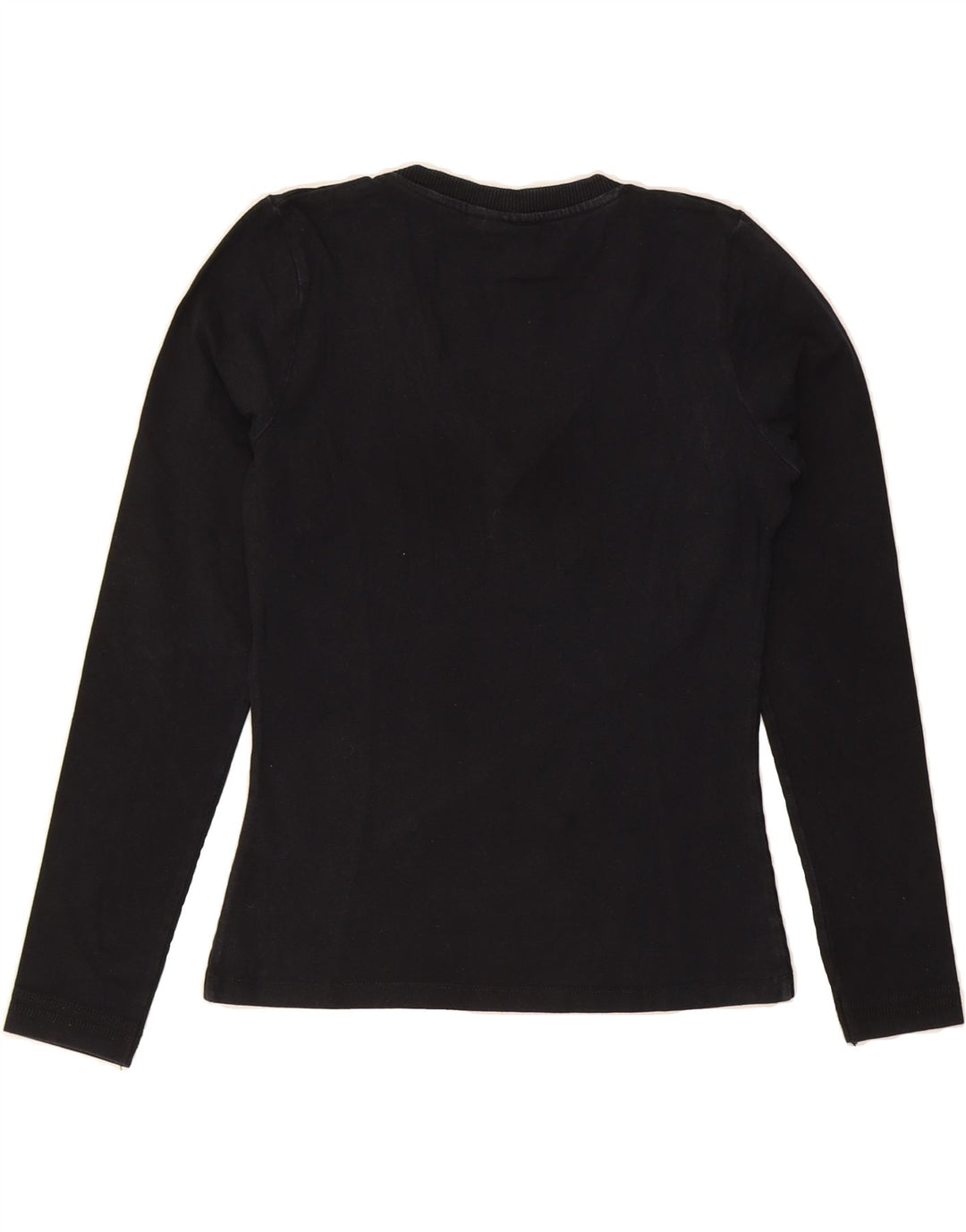 ELLESSE Womens Top Long Sleeve UK 10 Small Black Vintage Ellesse and Second-Hand Ellesse from Messina Hembry 