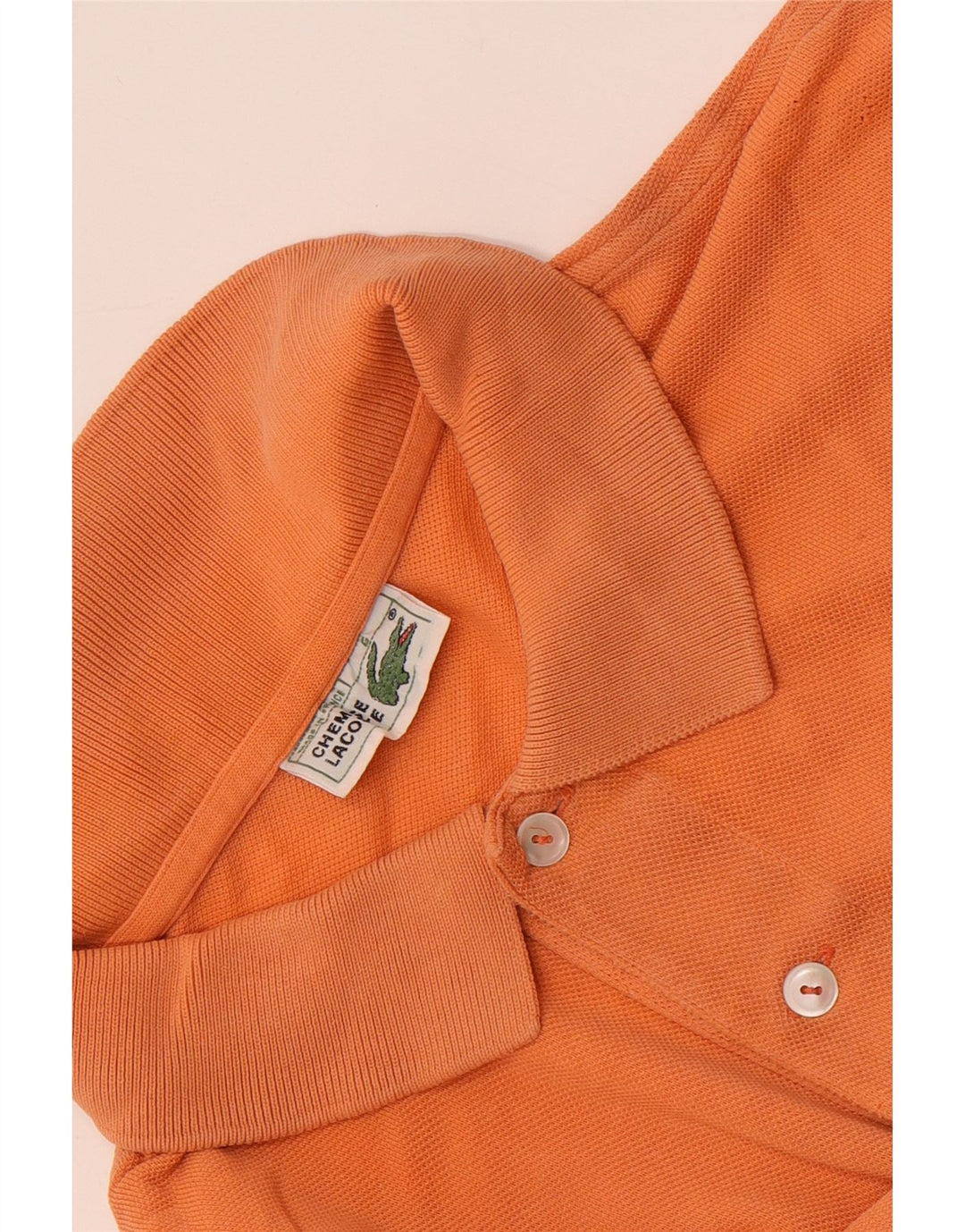 Tricou polo pentru bărbați Lacoste Mărimea 6 XL Portocaliu