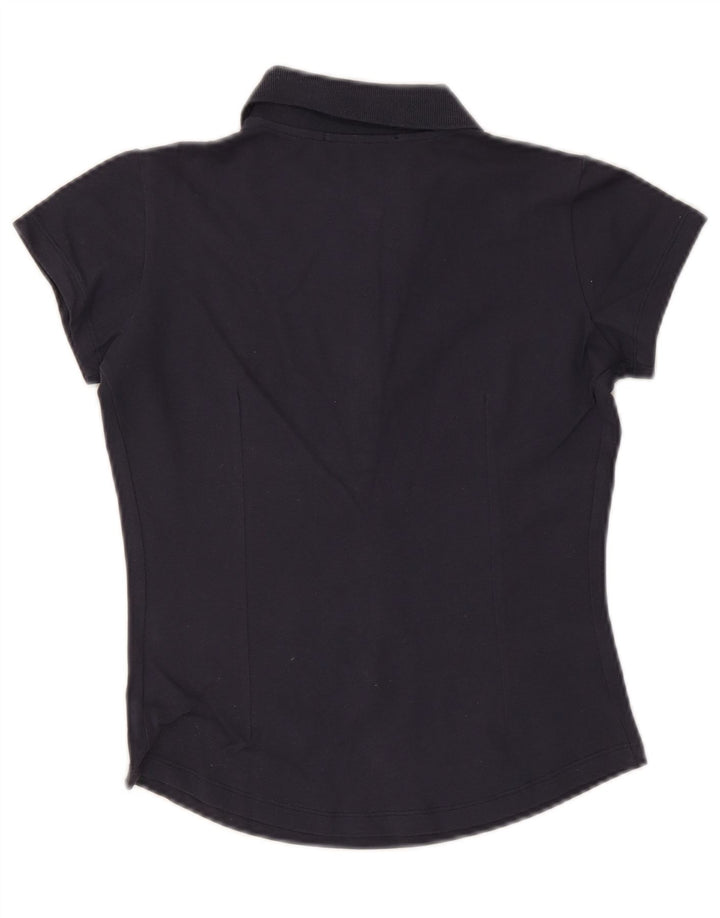 SERGIO TACCHINI Tricou polo pentru femei UK 12 Mediu Bumbac bleumarin