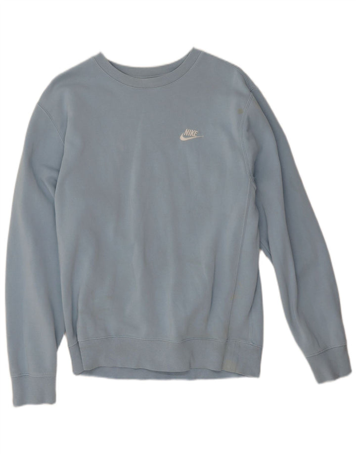 Hanorac pentru bărbați Nike Jumper mic, albastru, bumbac