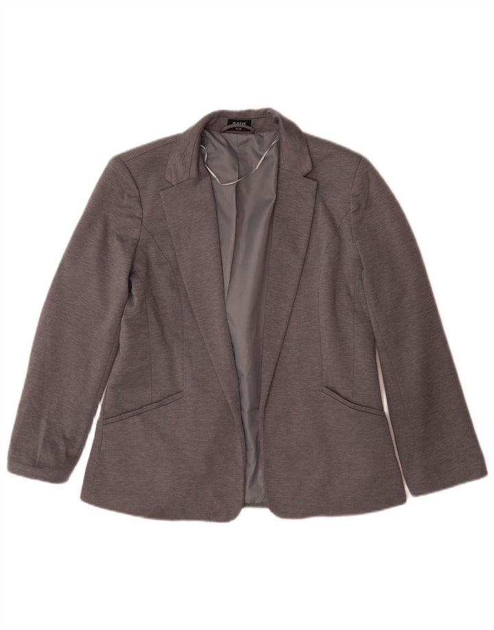 Jachetă Blazer pentru femei Oasis UK 12 Medium Gri Poliester