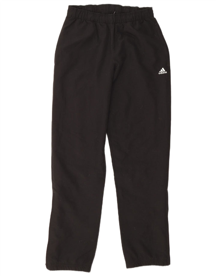 Pantaloni de trening Adidas Climalite pentru bărbați, poliester negru mic