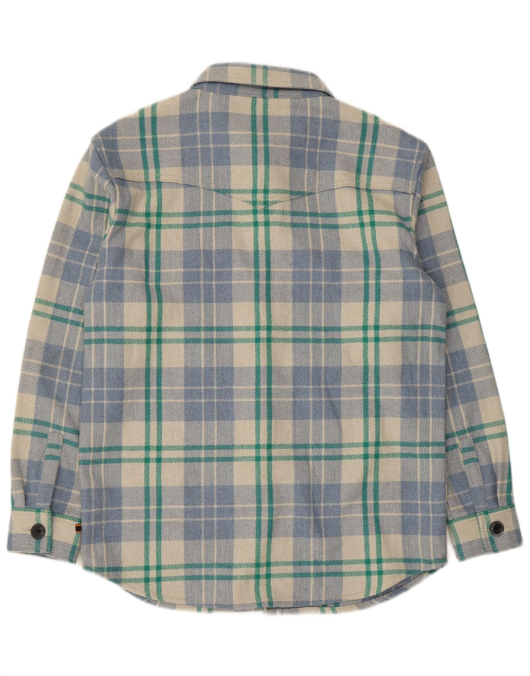 Cămașă de flanel supradimensionată pentru femei Superdry UK 10, cu carouri mici, multicolore