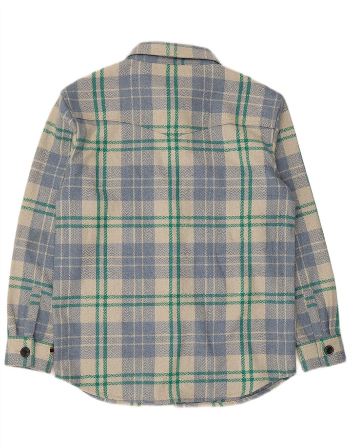 Cămașă de flanel supradimensionată pentru femei Superdry UK 10, cu carouri mici, multicolore