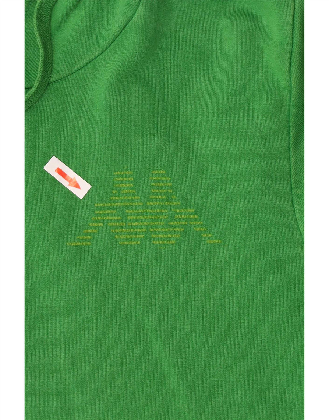 Hanoră grafică Kappa pentru bărbați, bumbac verde mediu