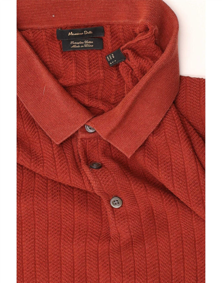 Tricou polo Massimo Dutti pentru bărbați, roșu mare