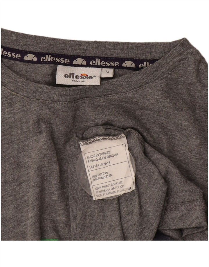 Tricou pentru bărbați Ellesse Top, gri mediu, bumbac color bloc