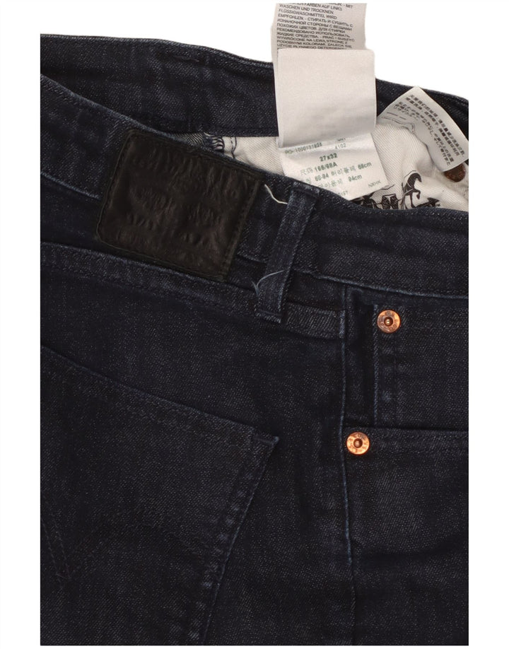 Blugi skinny de damă LEVI'S W27 L32 bumbac bleumarin