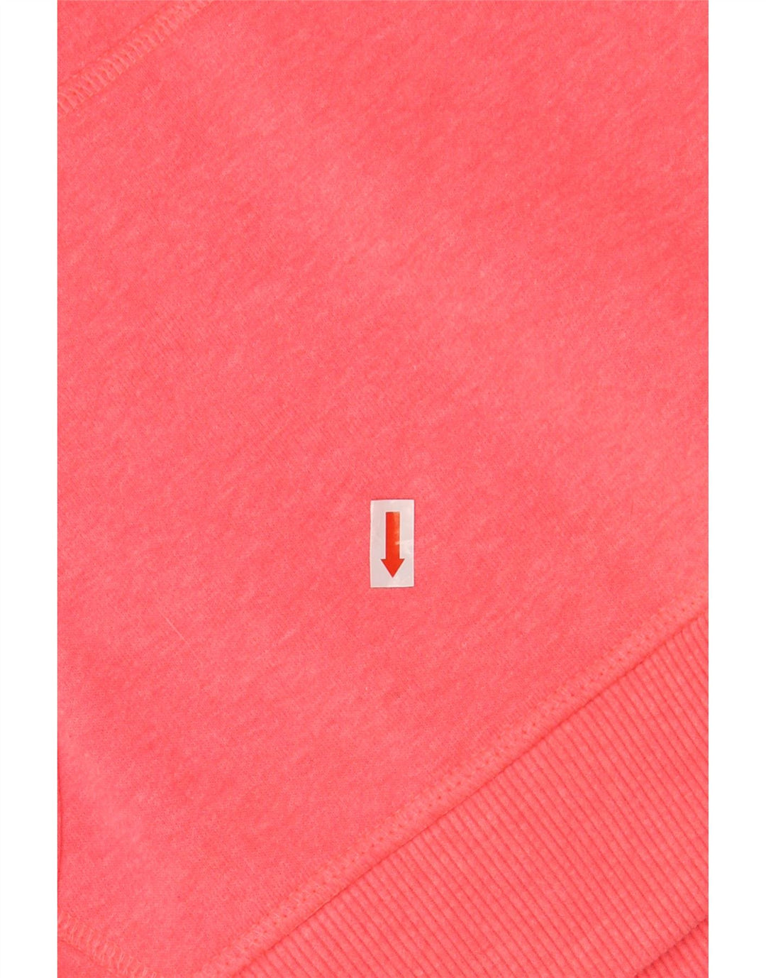 SUPERDRY Pulover cu glugă cu grafic pentru femei UK 16 mare bumbac roz