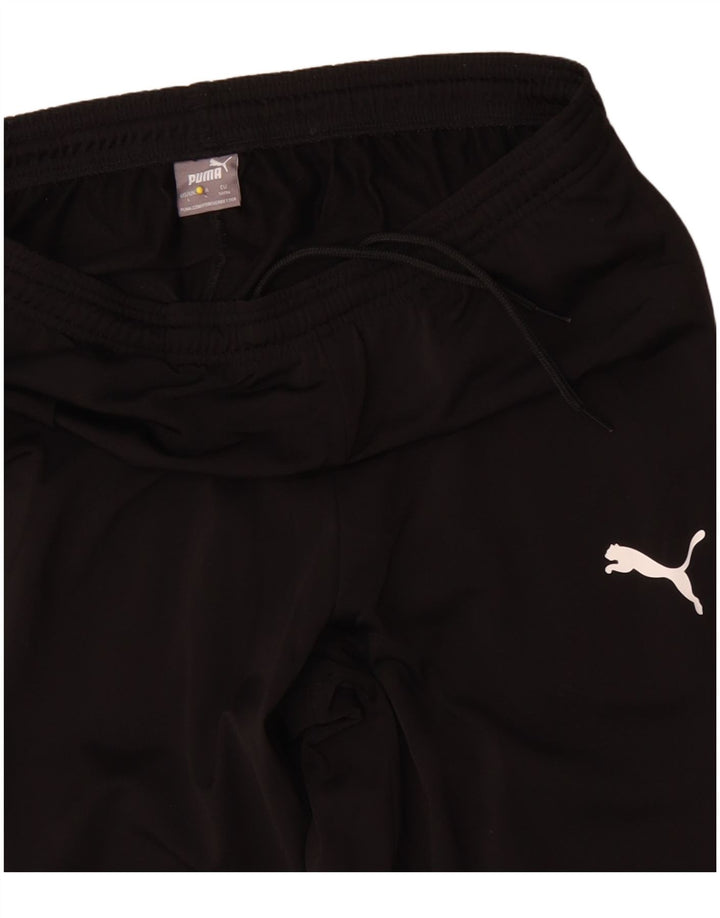 Pantaloni de trening pentru bărbați Puma Pantaloni de jogging, mari, negru, poliester
