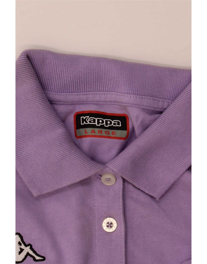 Tricou polo Kappa pentru femei UK 16 Large Violet