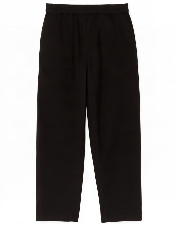Pantaloni tăiați pentru femei Marks & Spencer UK 14 Medium W30 L26 Negru