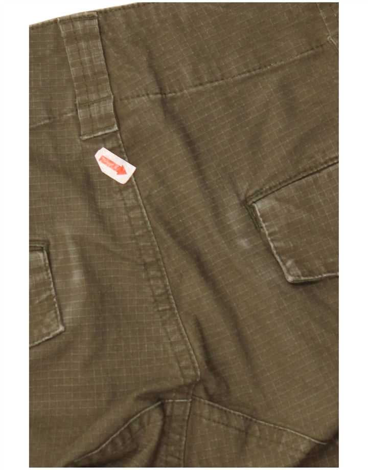 Pantaloni cargo drepti pentru femei NIKE L34 L27 bumbac kaki