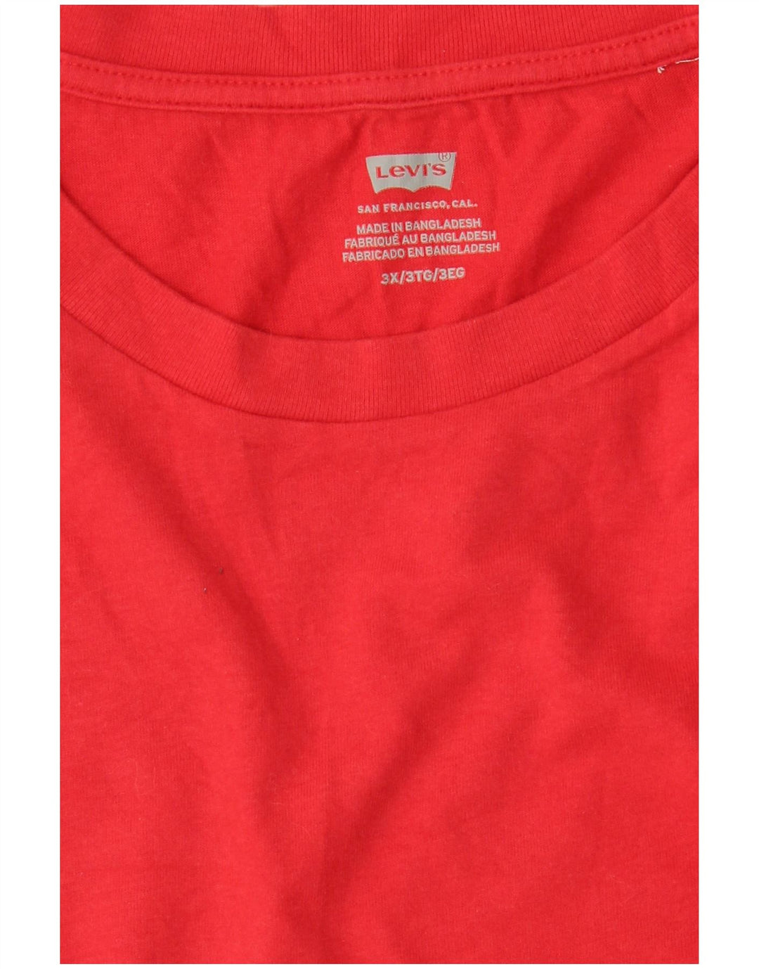Tricou Bărbați LEVI'S Top 3XL Roșu
