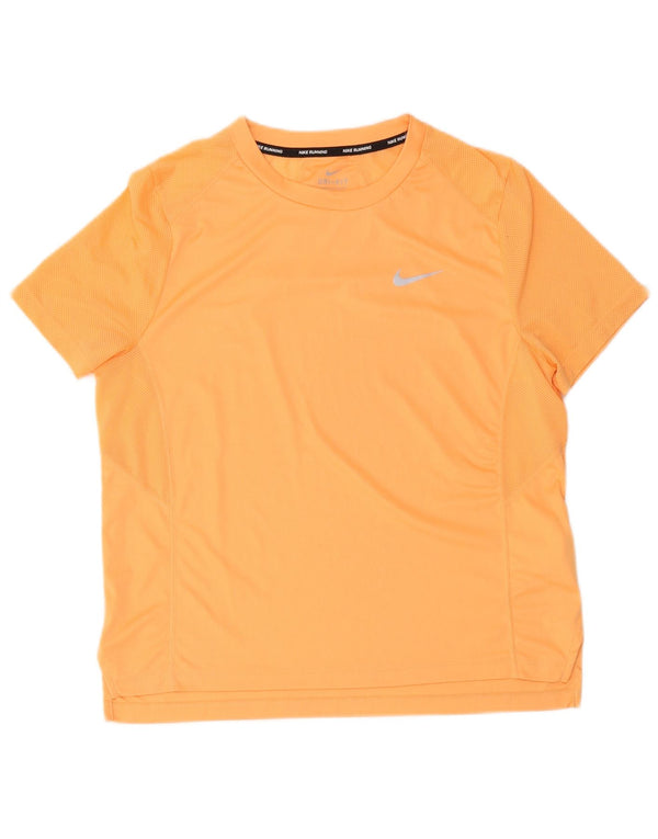 Tricou pentru bărbați Nike Dri Fit Top mare poliester portocaliu