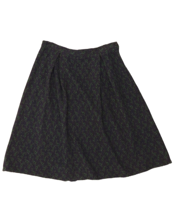 Fusta A-Line Vintage pentru femei W28 Medium Bleumarin Paisley