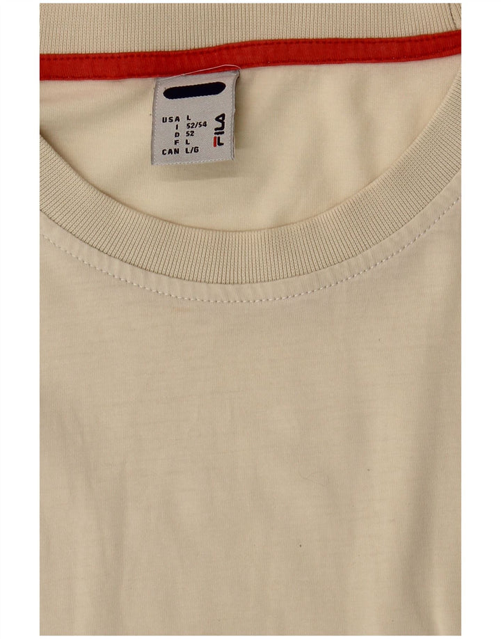 Tricou Bărbați FILA Top Mare Bej