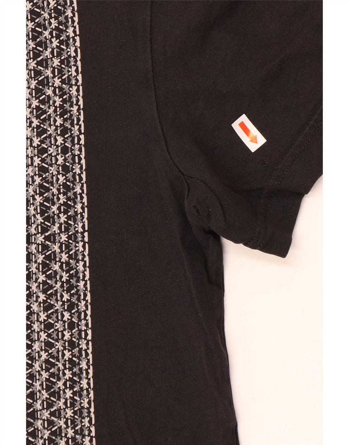 Tricou grafic pentru bărbați Adidas Top Mic Negru
