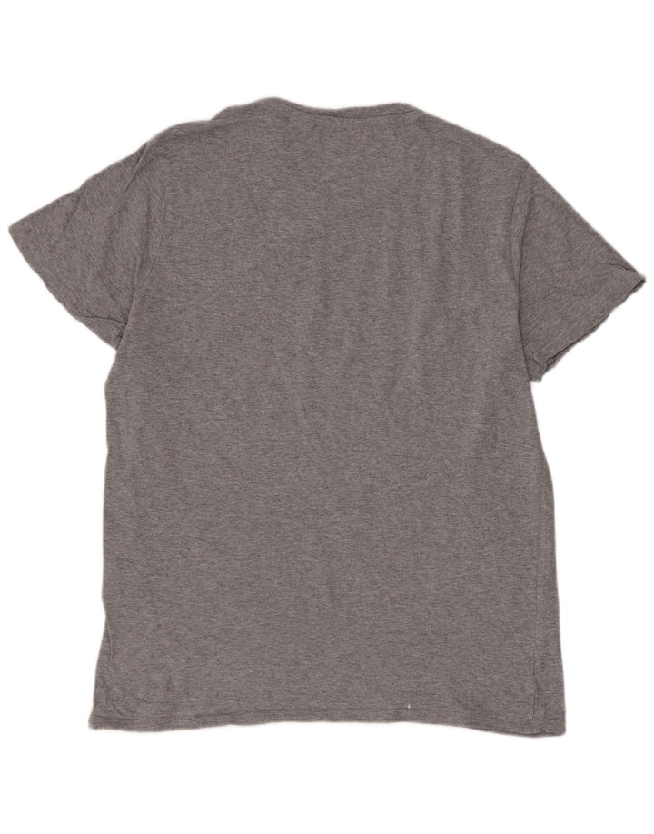 Tricou grafic pentru bărbați Levi's Top mare, gri, bumbac cu dungi
