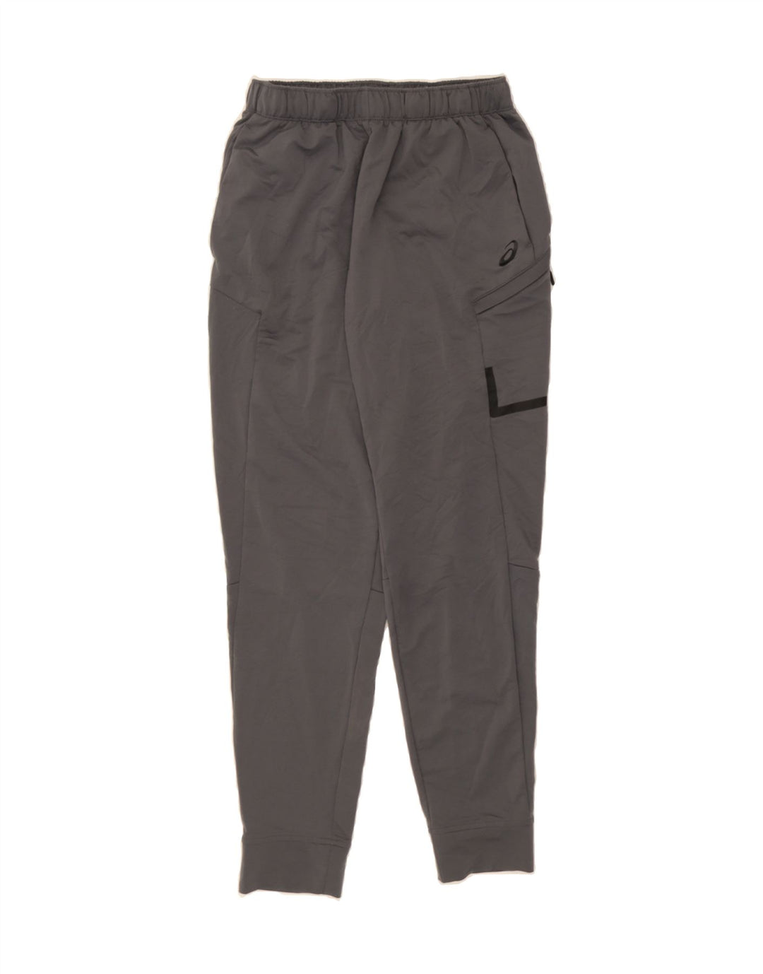 ASICS Mens Tracksuit Trousers Joggers Small  Grey Polyester Vintage Asics and Second-Hand Asics from Messina Hembry 