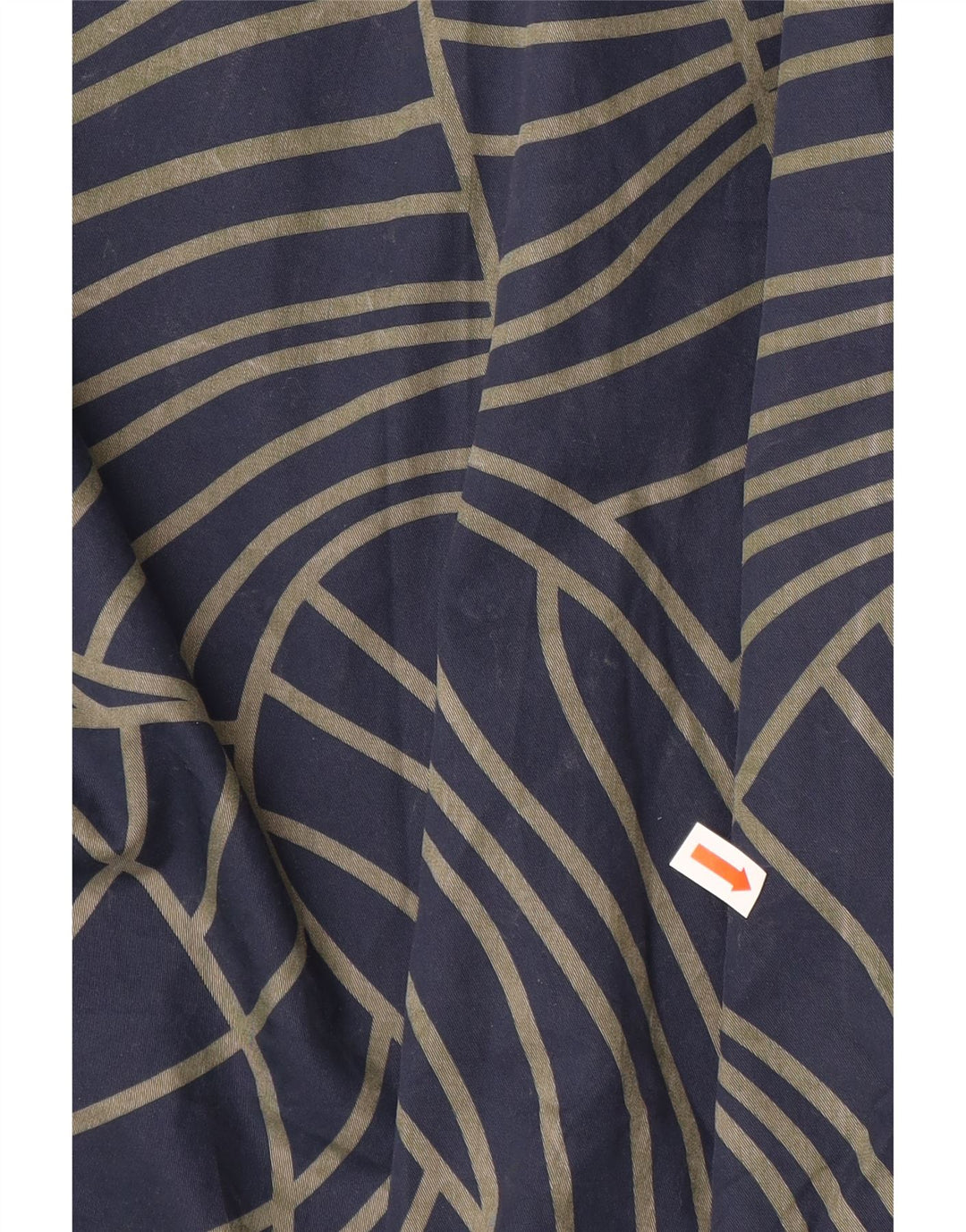 Rochie asimetrică pentru femei COS EU 42 Bumbac geometric mare albastru bleumarin