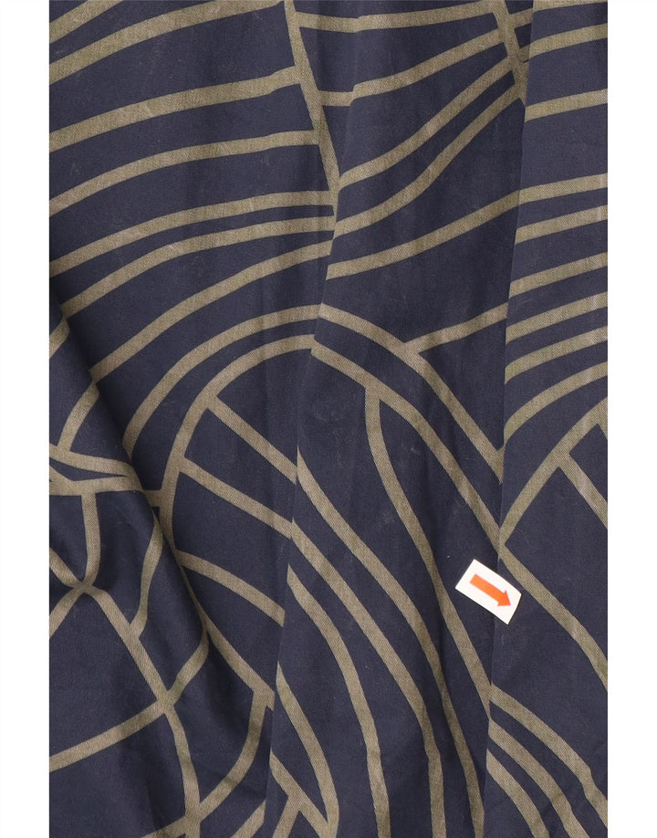 Rochie asimetrică pentru femei COS EU 42 Bumbac geometric mare albastru bleumarin