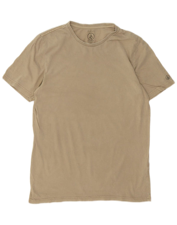 Tricou pentru bărbați Volcom Modern Fit Top mic, bej, bumbac