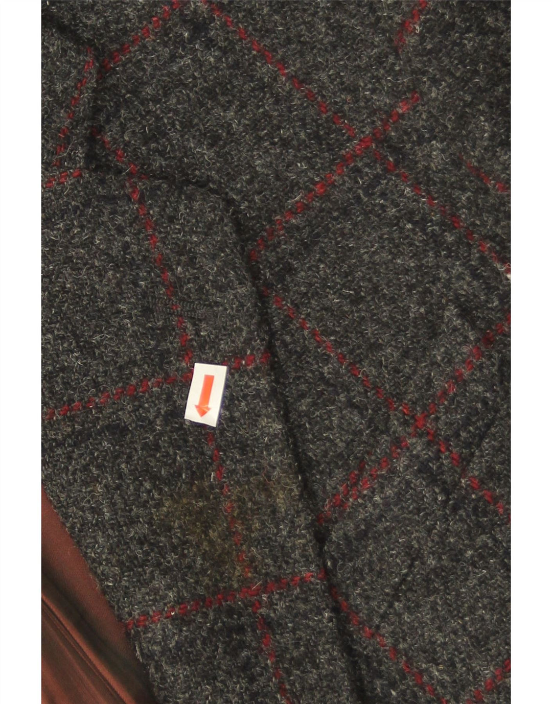 Jachetă pentru bărbați Scirocco Harris Tweed cu 2 nasturi, UK 40, mare, cu carouri gri