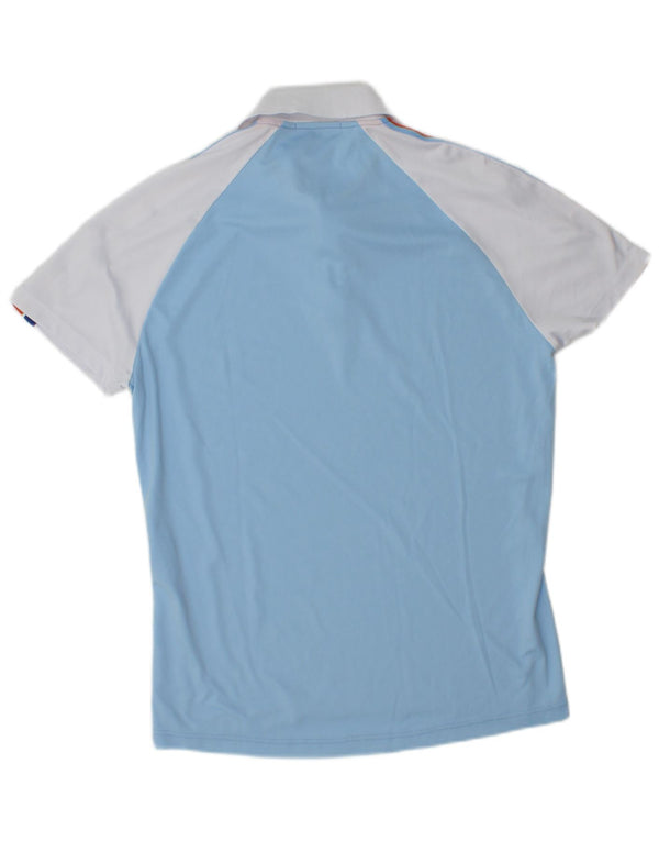 AUSTRALIAN L'ALPINA Tricou polo pentru bărbați IT 46 Small Blue Colorblock Poliester