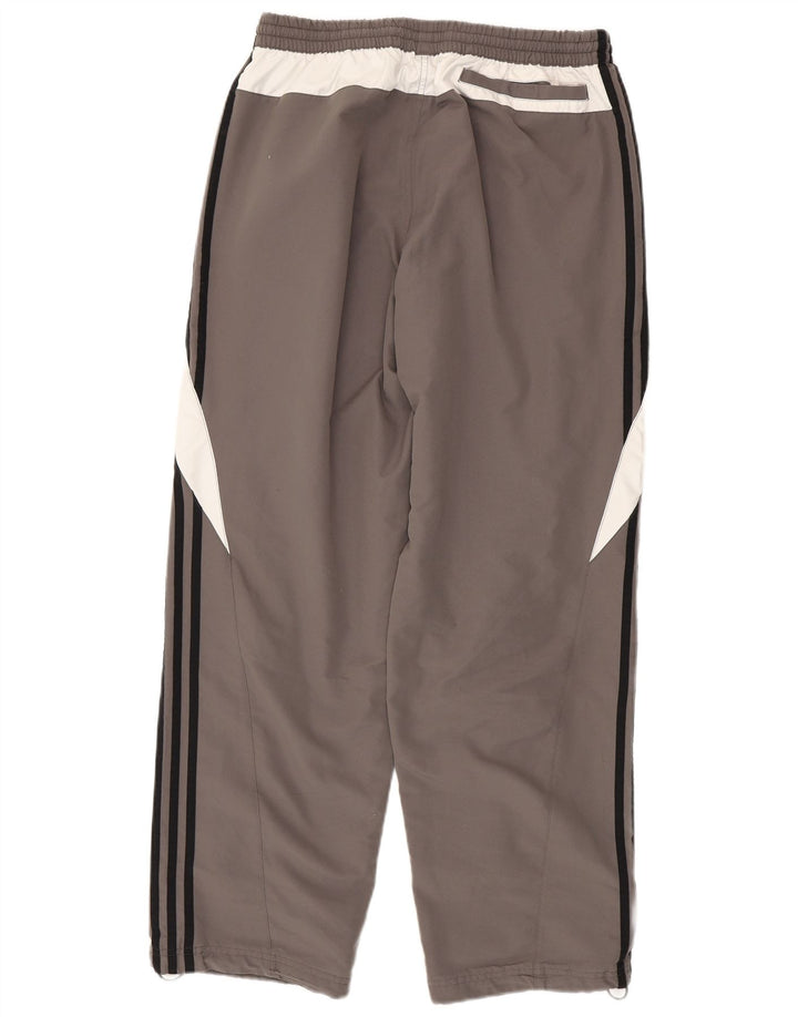 Pantaloni de trening ADIDAS pentru bărbați, mari, gri, poliester color bloc