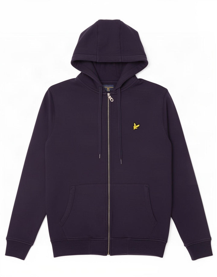 Pulover Lyle & Scott pentru bărbați, cu fermoar, bumbac, albastru bleumarin