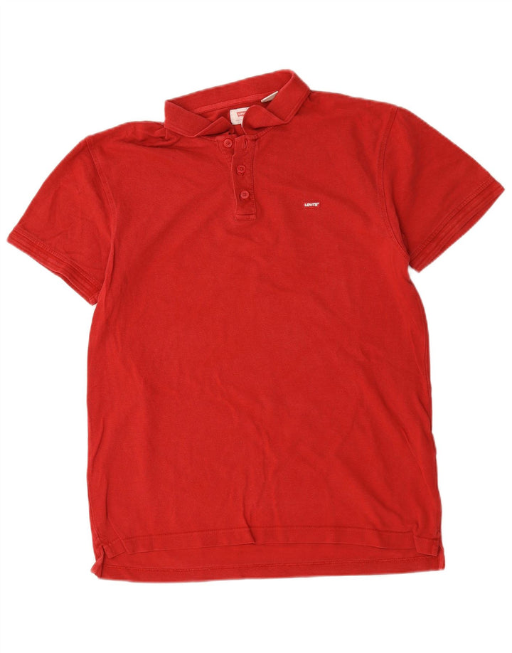 Tricou polo pentru bărbați Levi's, bumbac roșu mare