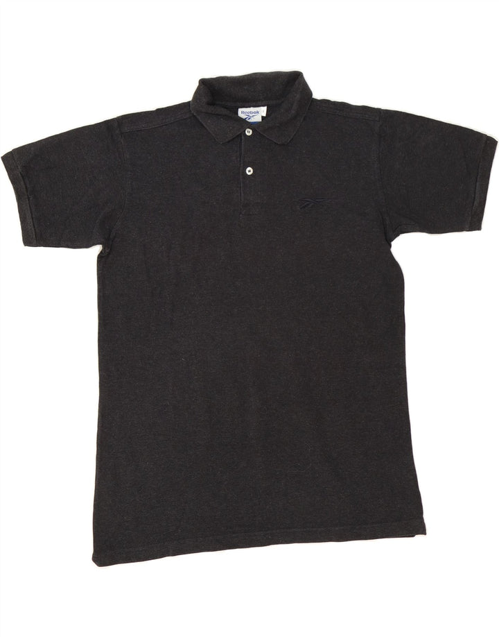 REEBOK Mens Polo Shirt Medium Grey Cotton Vintage Reebok and Second-Hand Reebok from Messina Hembry 