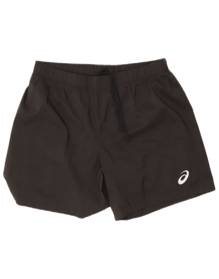 Pantaloni scurti sport Asics pentru femei UK 14 Medium Black Poliester