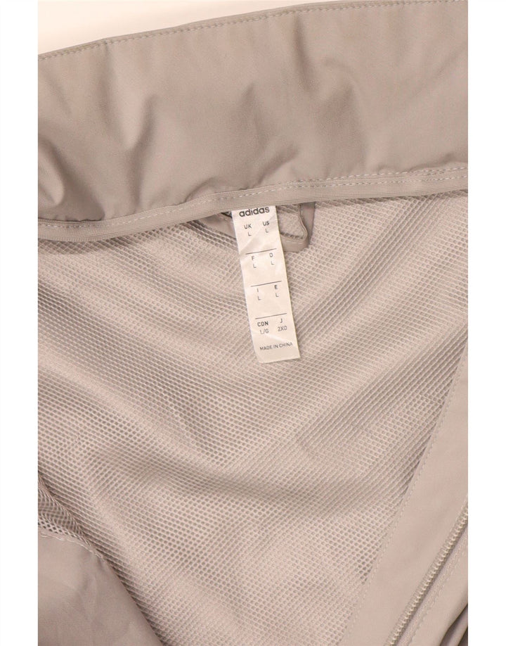 Jachetă de ploaie pentru bărbați Adidas UK 40, mare, gri, poliester