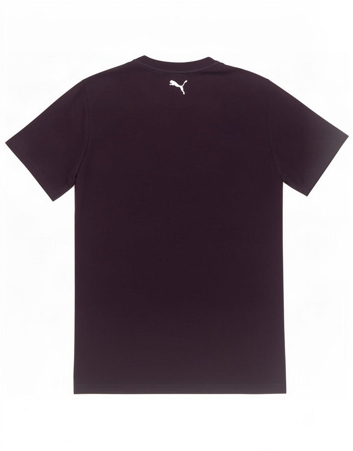 Tricou grafic Puma pentru bărbați Top mediu din bumbac bleumarin